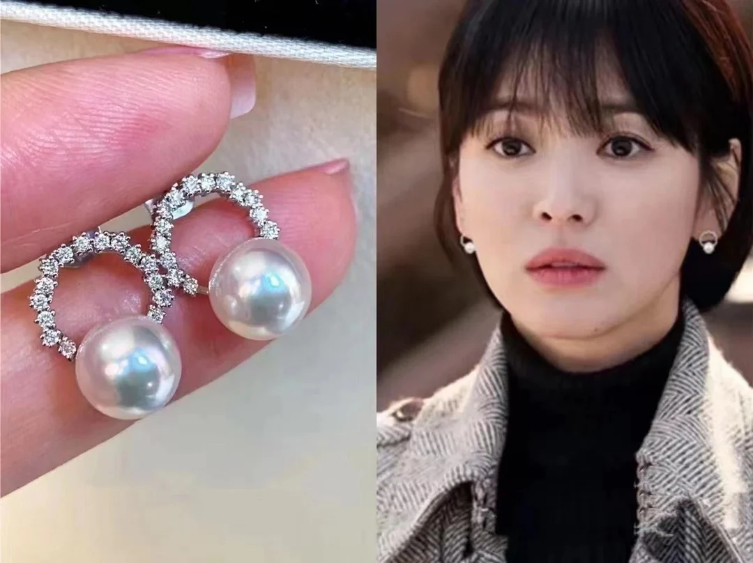 

Simple Elegant Natural Pearl Stud Earrings Natural Freshwater Pearl Jewelry