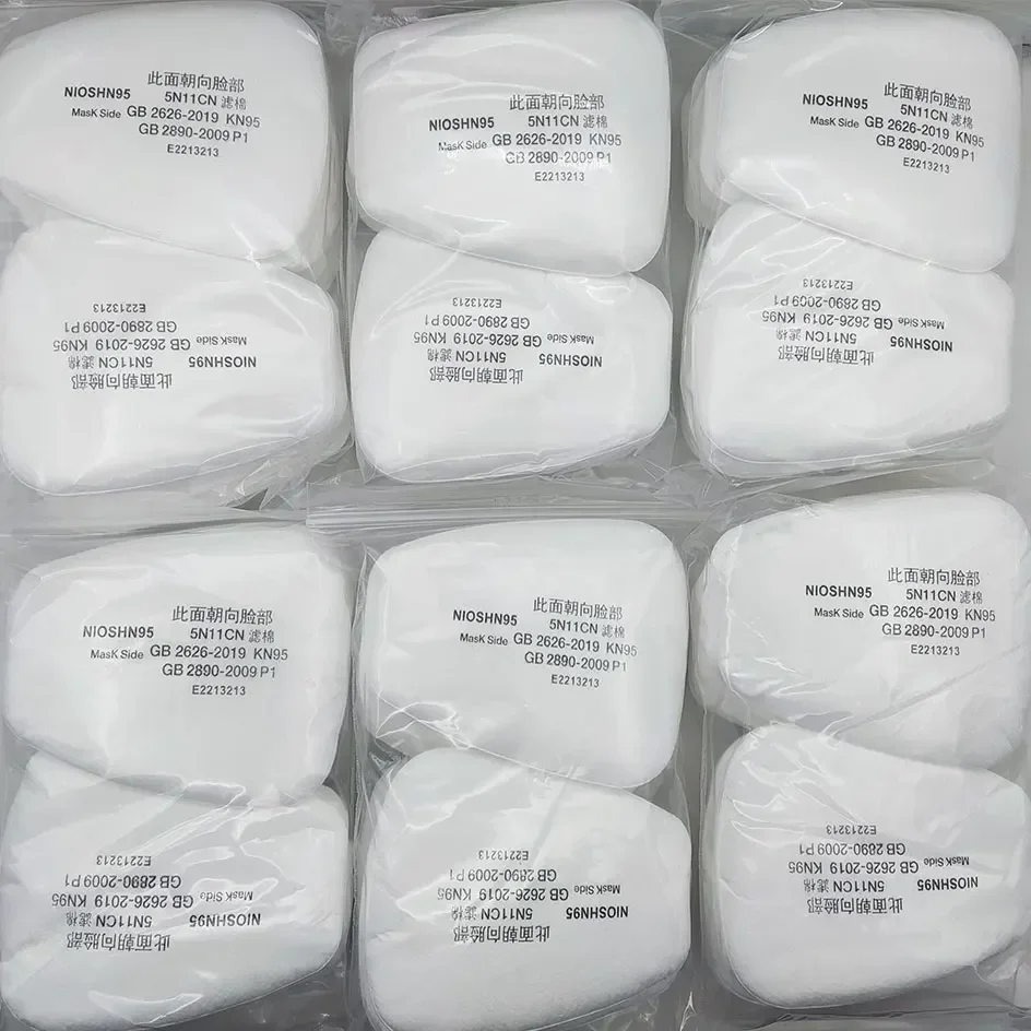 5N11 Пылезащитная Хлопковая Фильтровальная Бумага Для 3M 6001/6200/7502/6800 Химический