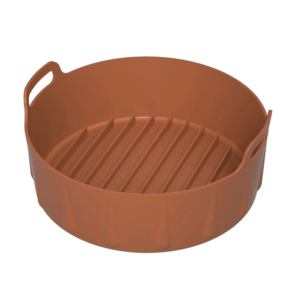 

Fryer Air Basket Silicone Liner Tray Pot Paper Round Accessories Grill Mat Liners Steamer Non Stick Baking Fry Parchment Oven