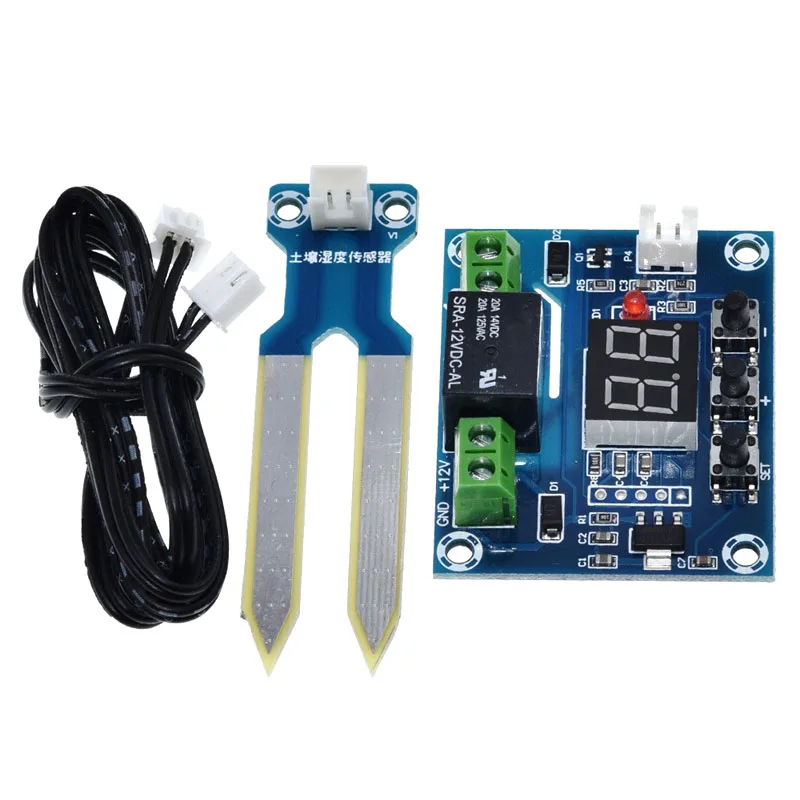 XH-M214 Модуль контроллера влажности почвы с точным цифровым дисплеем Цветочный