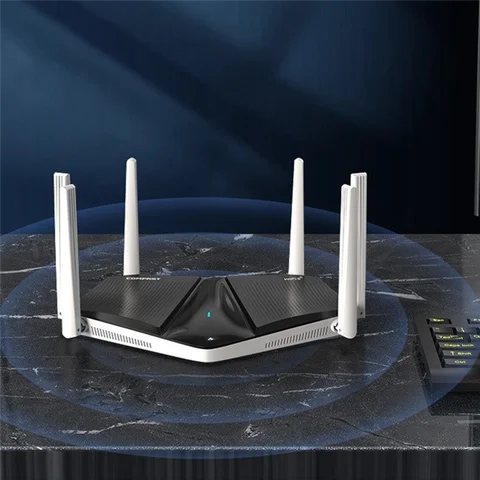 COMFAST Wifi-маршрутизатор Двухдиапазонный гигабитный 2,4 G 5,8 ГГц 30000 Мбит / с Беспроводной маршрутизатор Wifi-ретранслятор и 6 антенн с высоким коэффициентом усиления US Plug
