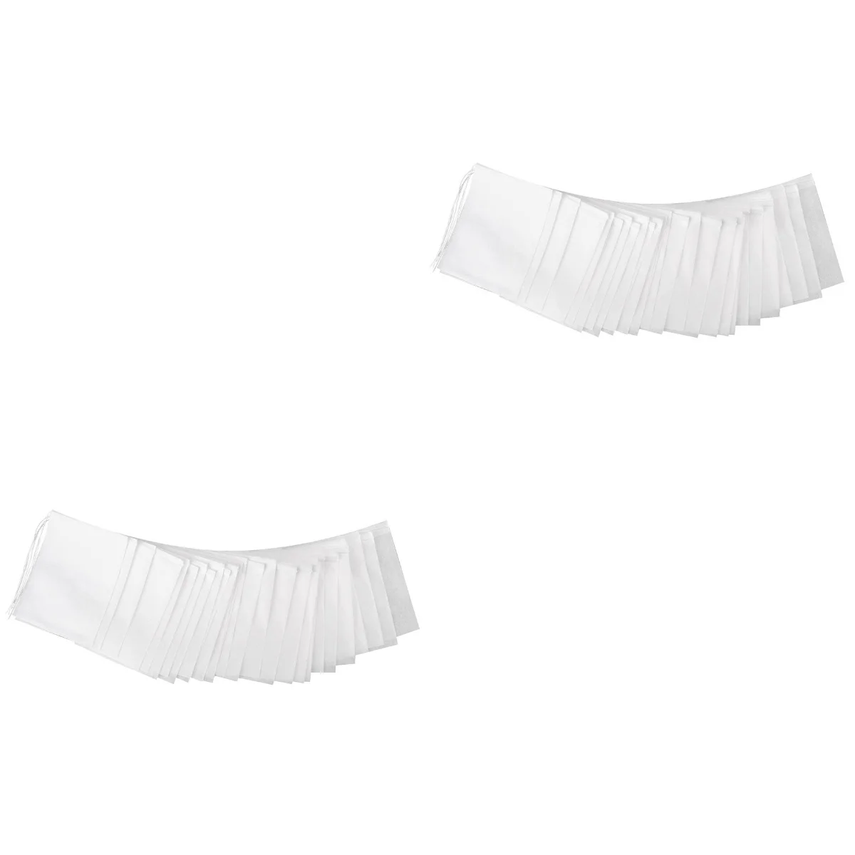 

200 5x7cm Drawstring Tea Filter Paper Empty Tea Bags for Loose Leaf Tea Powder )