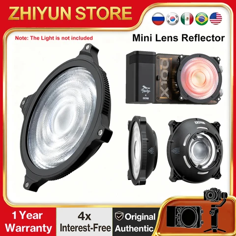 Мини-отражатель ZHIYUN для ZHIYUN MOLUS X100/X100 RGB/X60, ZHIYUN CINEPEER CX100/CX50