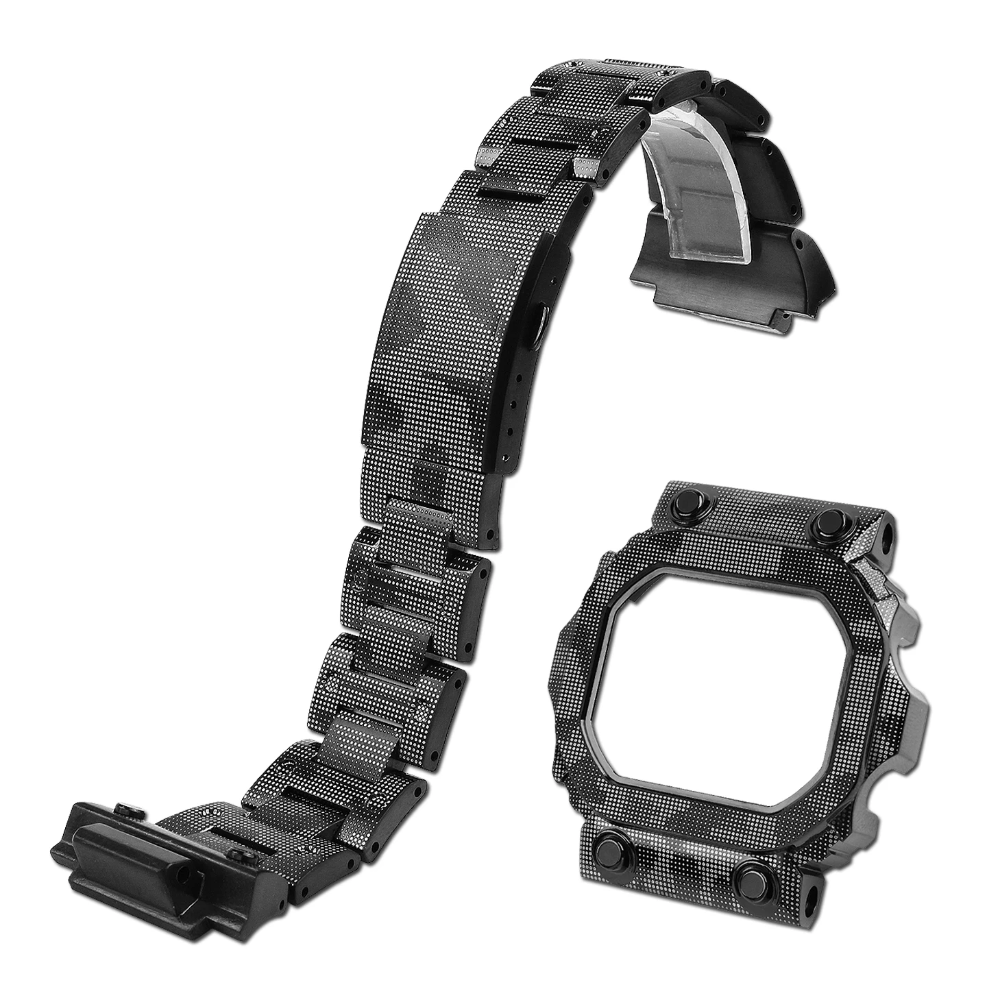 Камуфляжный комплект из нержавеющей стали для Casio G-Shock GX-56BB GWX-56, металлический ремешок с безелем, прочный корпус, аксессуары для часов с инструментами (art.: 3920d91aeefa7) - 3920d91aeefa7