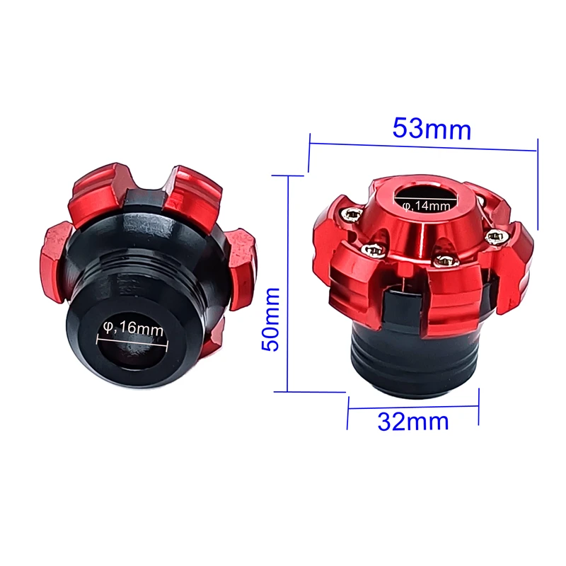 MoFlyeer 1 пара мотоциклетных чашек против падения из алюминиевого сплава передняя