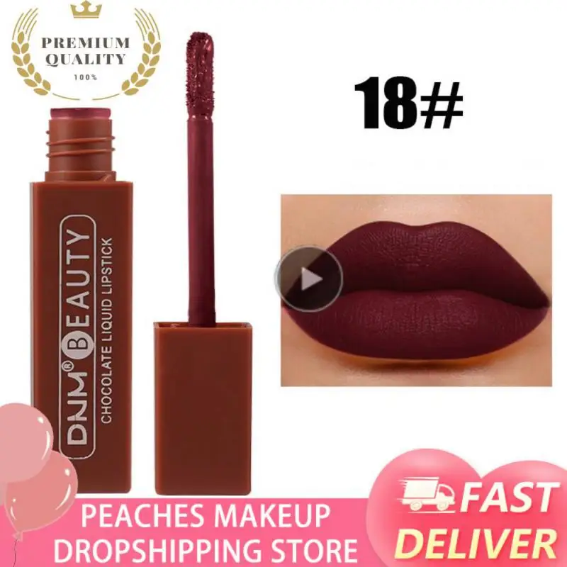 

Матовая глазурованная губная помада стойкая водостойкая немаркирующий блеск для губ не выцветающая антипригарная чашка бархатная глазуро...