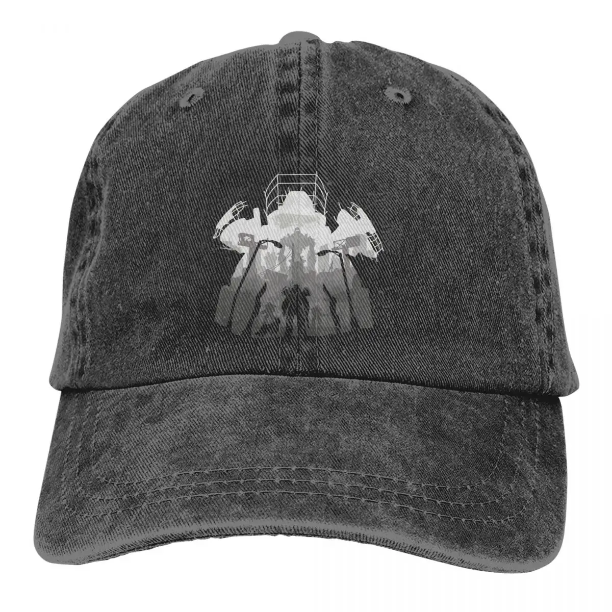 

Pure Color Dad Hats Shadow Women's Hat Sun Visor Baseball Caps Fallout Shelter Resident Strategy Game Peaked Cap