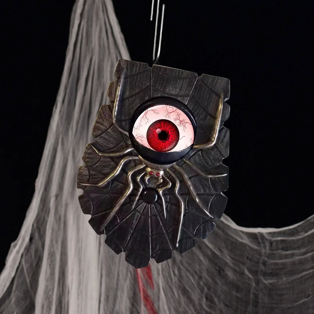 Дверной звонок на Хэллоуин глазный Классический реквизит дверной в виде паука