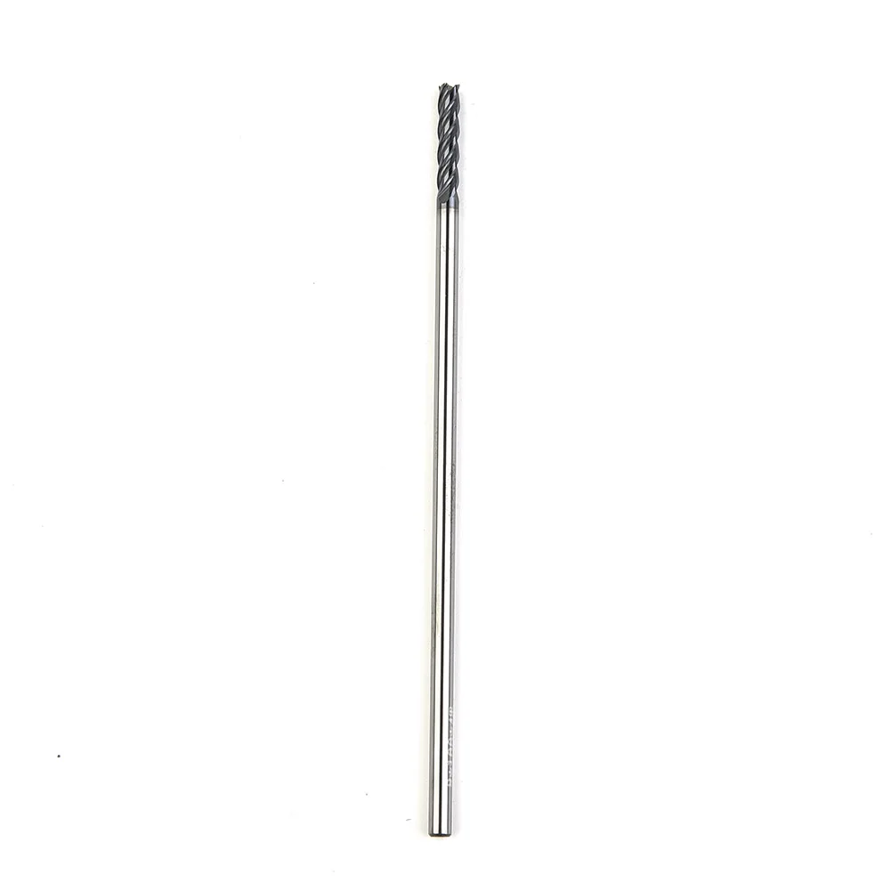 

3MM Straight Shank End Mills Shank End Mills 3MM Shank 4 Flutes End Tool Straight HRC45 1* Straight Shank 4 Flutes End Mill