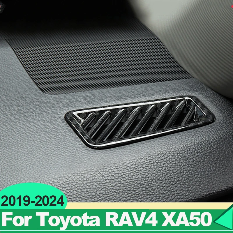 

Гибридная панель автомобильной приборной панели для Toyota RAV4 XA50 2019 2020 2021 2022 2023 2024 RAV 4, боковой кондиционер, решетка вентиляционного отверстия, рамка с отделкой