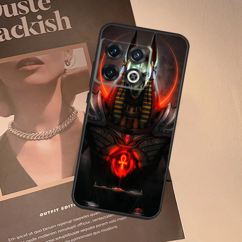 Чехол Anubis с изображением древнего египетского Бога для OnePlus Nord 3 2T N10 N20 N30 CE 2 Lite 11 10 9