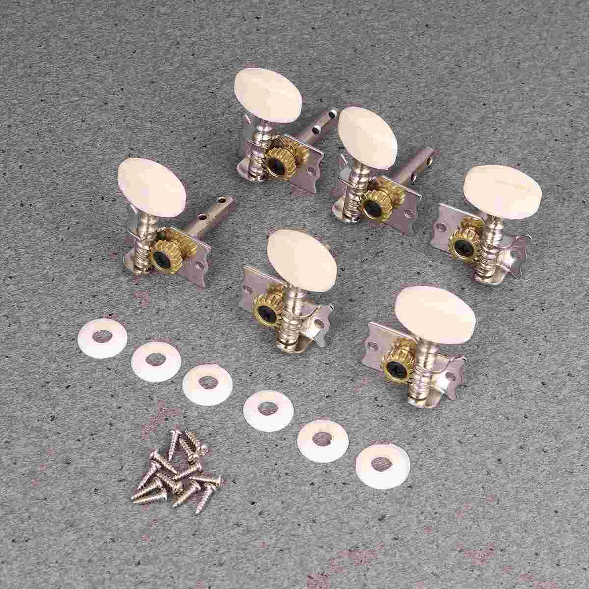 

6PCS Acoustic Guitar Unit Knob Special Guitar Tuning Pegs Retro Guitar Tuning Keys Guitar String Roll Head for Home Studio