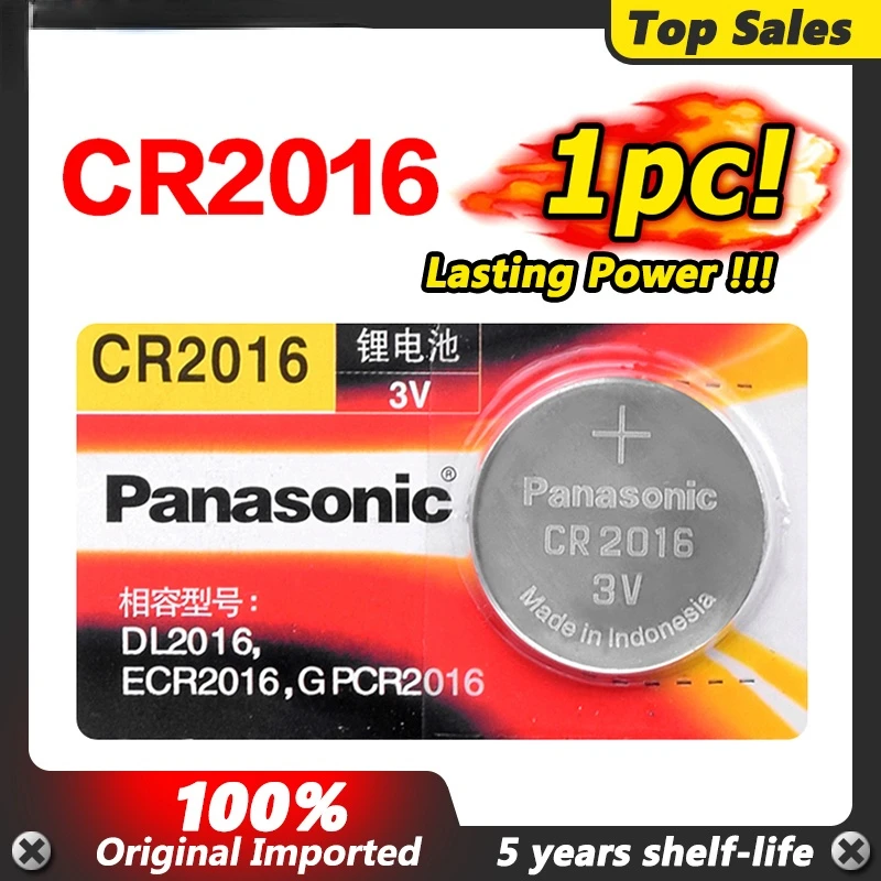 

1 шт. оригинальный cr2016 3 в кнопочный аккумулятор батарея cr 2016 BR2016 DL2016 LM2016 KCR2016 ECR2016 для часов и игрушек