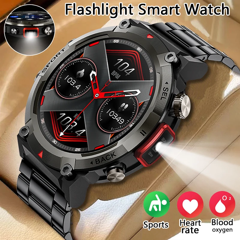 Мужские умные часы YuXiBaTi с Amoled 360*360 HD-экраном