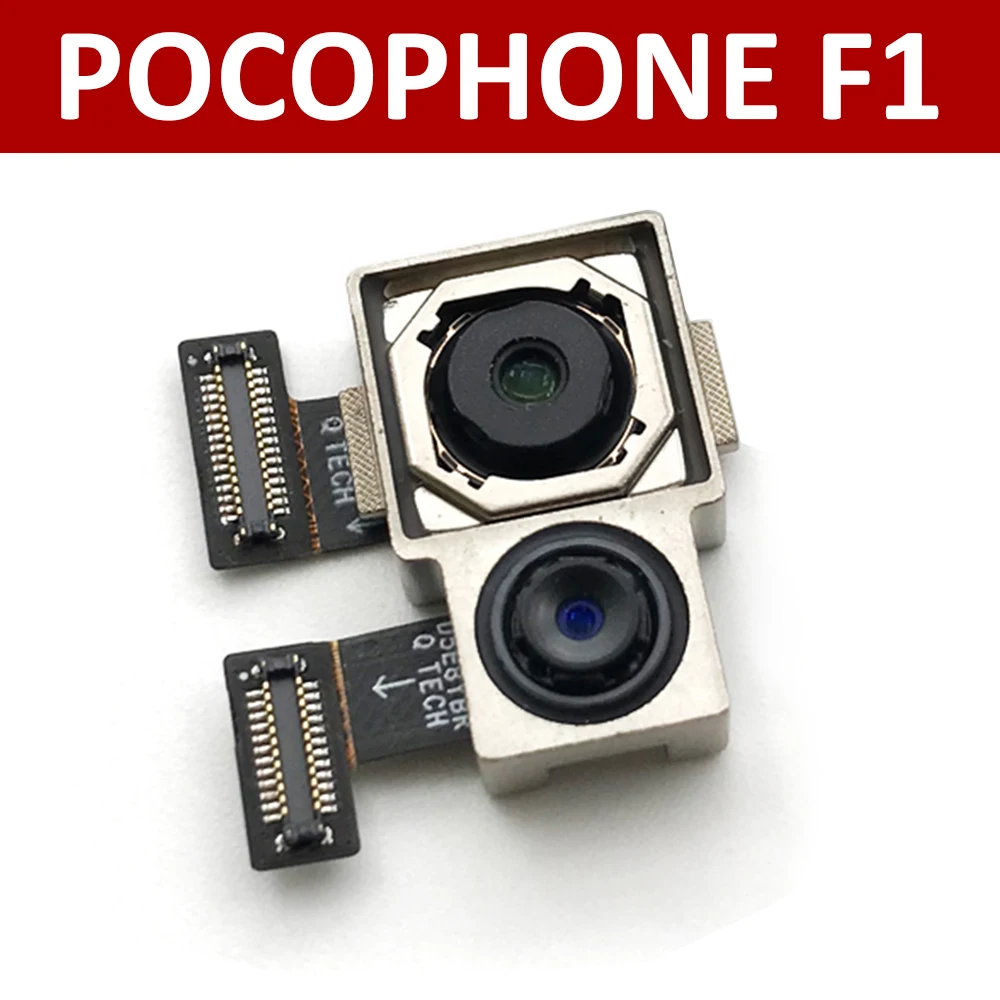 

Оригинал для Xiaomi Pocophone Poco F1 задняя большая задняя камера гибкий кабель основной модуль камеры запасные части