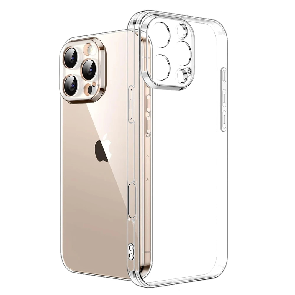 Прозрачный мягкий чехол для iPhone 16 15 14 13 12 11 Pro XS Max X XR SE 2022 2020 7 8 Plus ультратонкая