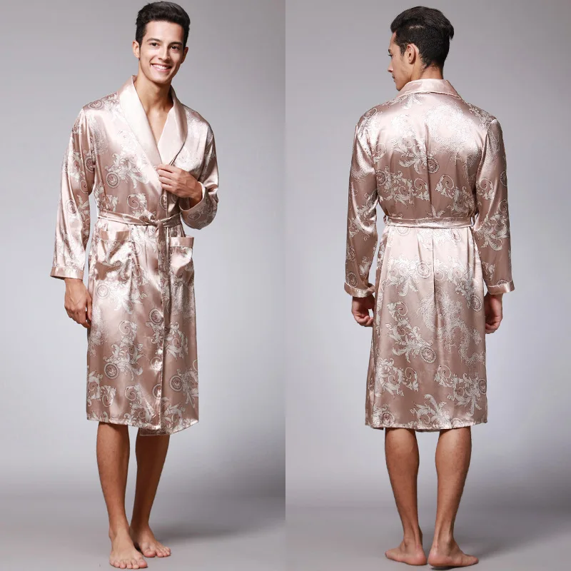 Men Robe Sets Bath Robe Men  Robes for Men House Robe for Men Summer Robe Luxury Mens Clothing Cotton Bathrobe  Mens Kimono