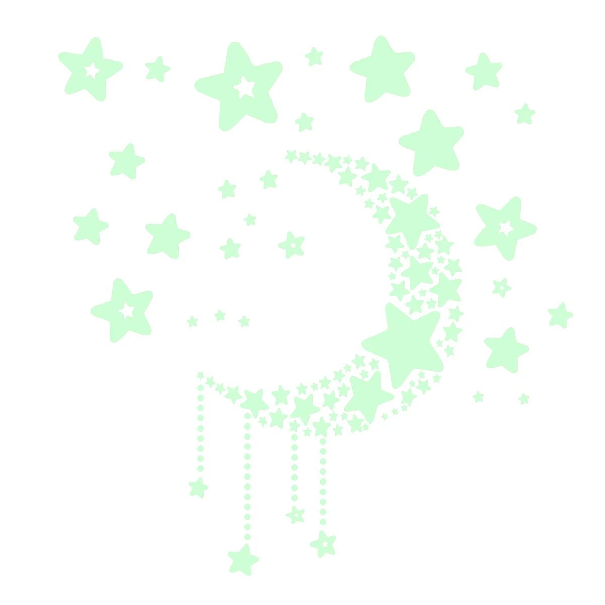 

Stich Stickers Luminous Wall Stickers Luminous Stickers The Wall Moon Luminous Wall Sticker Star Luminous Sticker Star