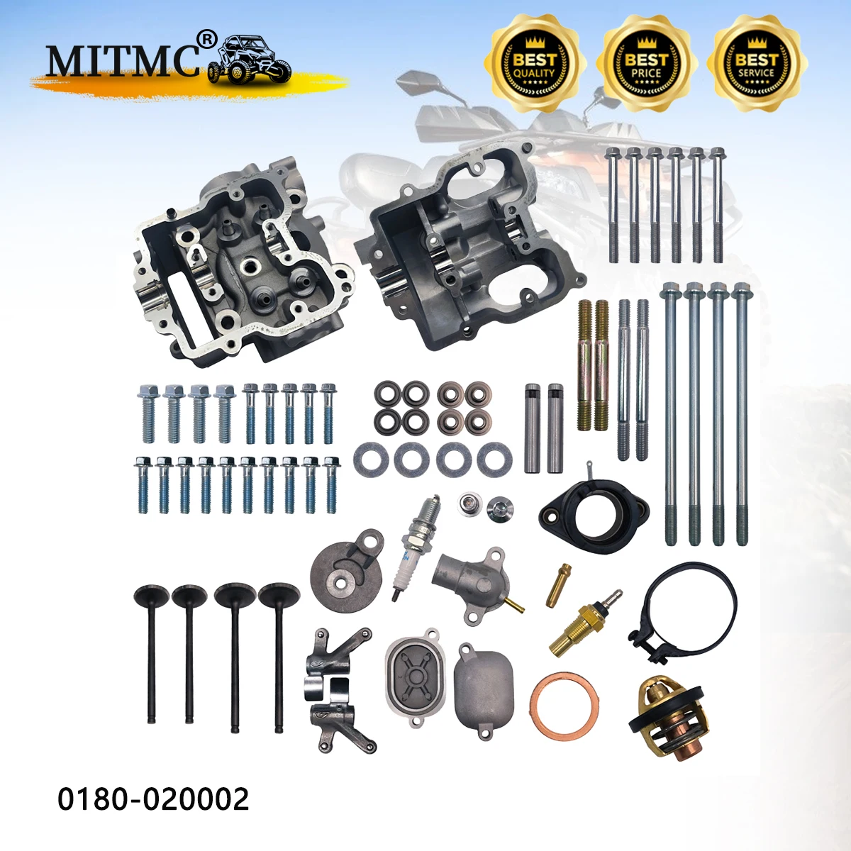 

Оригинальная головка блока цилиндров и крышка в сборе для квадроцикла CF188 500cc ATV 500X5 0180-020002 CF188-020002