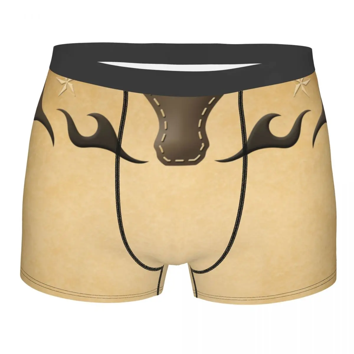 

Sexy Boxer Comfortable Homme Vintage Rodeo Longhorn Bull Poster Shorts Boxer Men Underwear Male Panties Shorts Homme