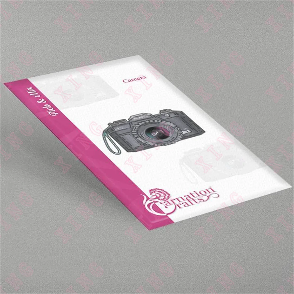 

New Metal Cutting Dies 2022 Christmas Arrival Diy Handmade Craft Scrapbook Album Card Decoration Embossing Templates Camera Dies