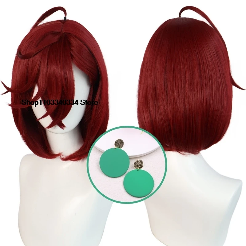 Momo Ayase Косплей Парик Аниме Дандадан Коричневые Короткие Волосы Термостойкое