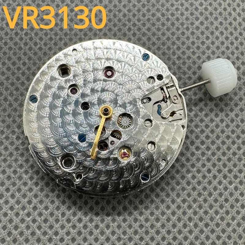 

Brand New Shanghai 3130 Movement Without Calendar Three Hand Automatic Mechanical Blue Hairspring VR3130 Watch Movement Parts