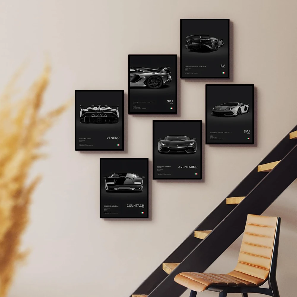 Картина на холсте для спортивных автомобилей