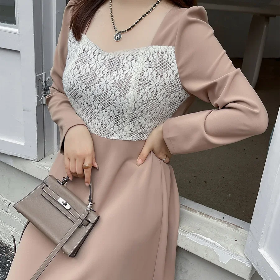 Плюс размер K2121 женская одежда больших размеров новинка весны 2023 двухсекционное