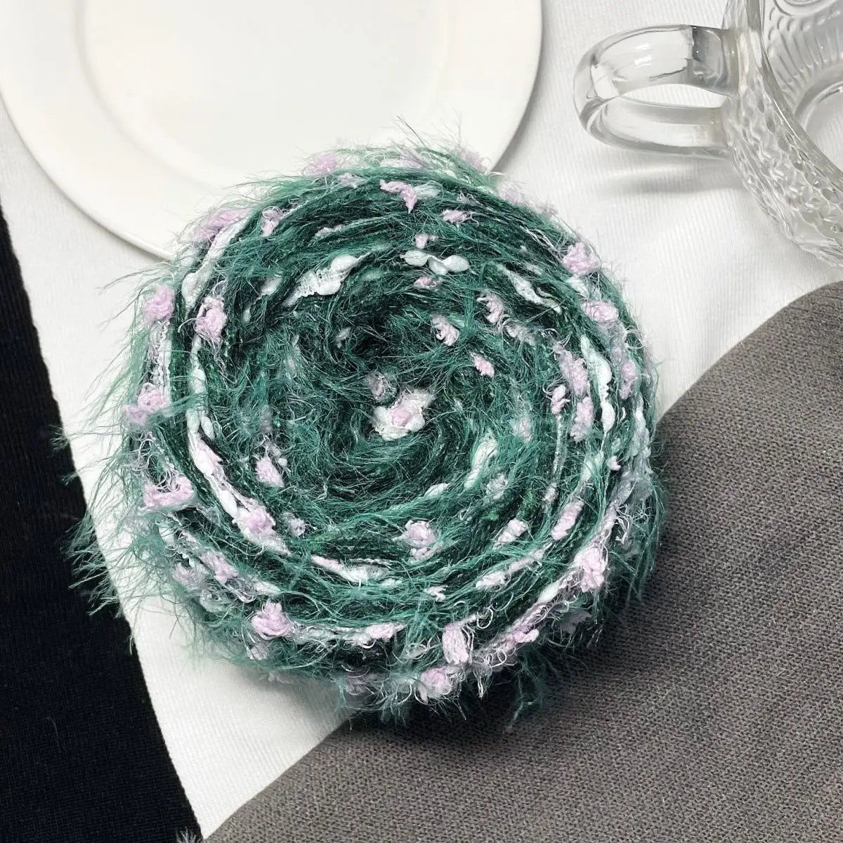 50 г лесная система длинные волосы характеристики пряжи ручная Смешанная нить