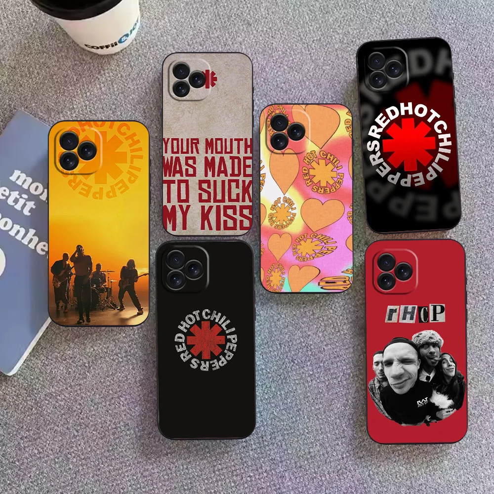 Чехол для телефона Band Red Hot C-Chili P-Peppers RHCP Samsung A03 A04 S A13 A34 A53 4G 5G S22 S23 ULTRA черный мягкий
