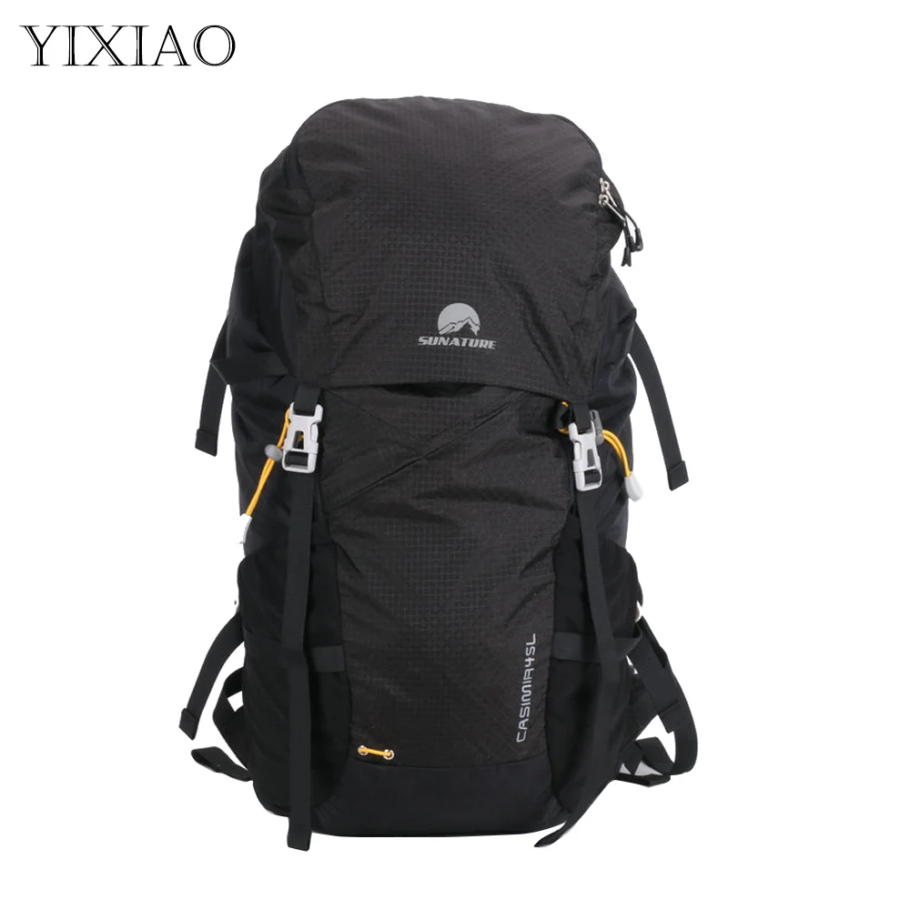 

YIXIAO 45L Outdoor Mountaineering Camping Backpack For Men Women Sport Trekking Hiking Travel Casual Rucksack SD0196