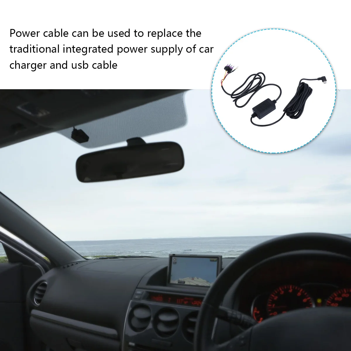 Адаптер защиты автомобилей для видеорегистратора линия электропередачи