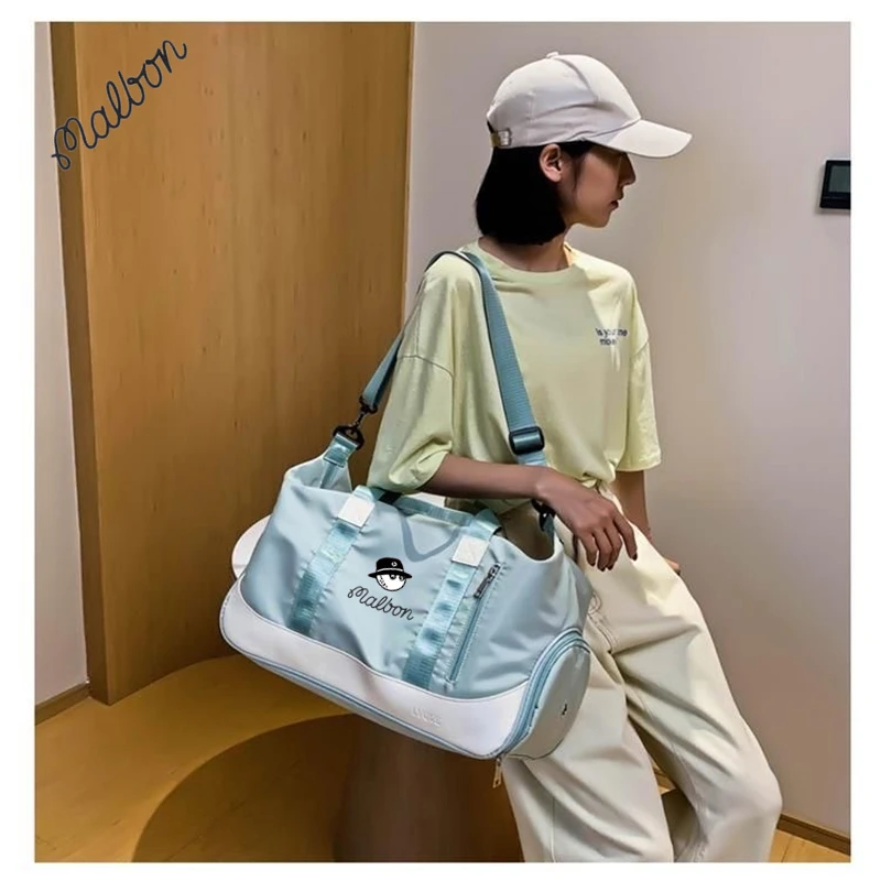 

Новая сумка для гольфа Malbon Golf 2023, сумка для гольфа с лошадью, водонепроницаемая дорожная мужская сумка, спортивные сумки, женская сумка для гольфа, Бостон