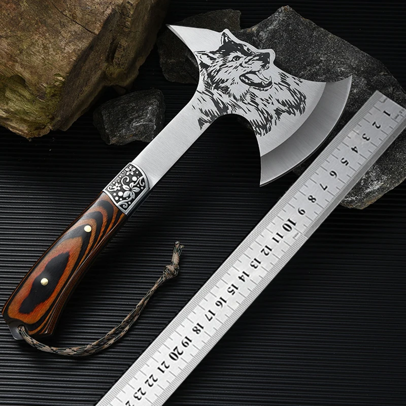 Топор для выживания топор из нержавеющей стали резки дерева охоты тактический