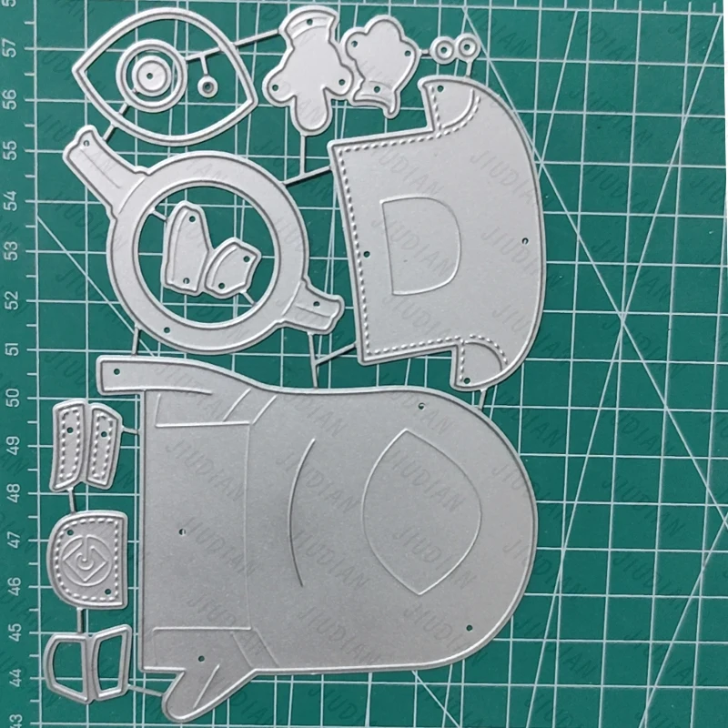 Милая маленькая желтая кукла металлические Вырубные штампы для сделай сам