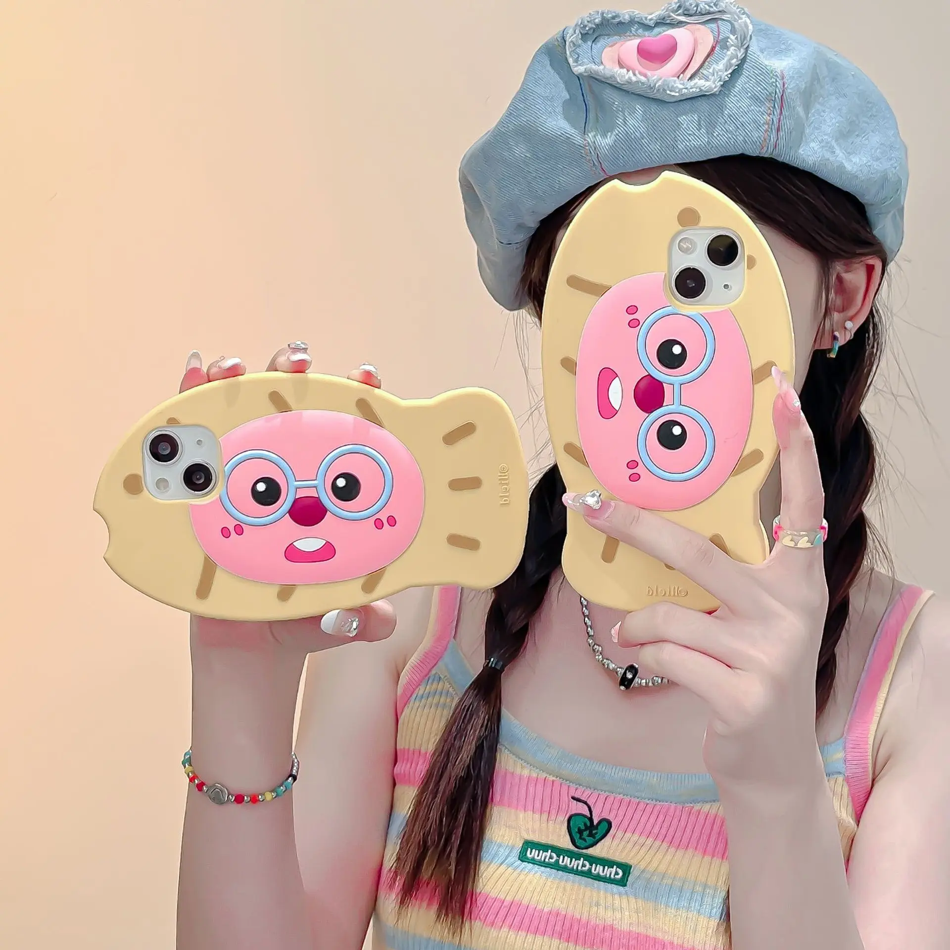Kawaii Loopy чехол для сотового телефона IPhone 15 14 12 11 Pro Max силиконовая Мягкая задняя