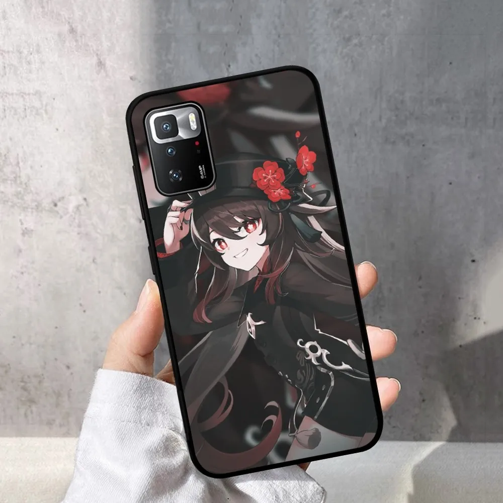 Чехол для телефона Genshin Impact Hu Tao Redmi Note 4X5 A 6 7 8 T 9 9S 10 11 11S 11Epro Poco M3 Pro