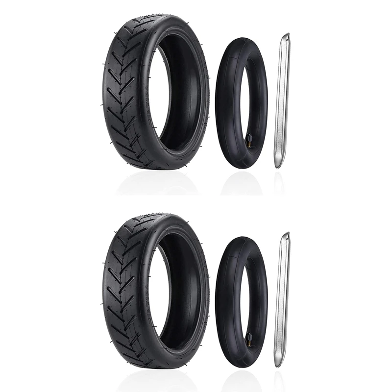 2 Set 8 1/2 Scooter Tyre With Tube 8.5 Inch Outdoor And Indoor Tyres For Xiaomi 1S M365 Pro2 Electric Scooter