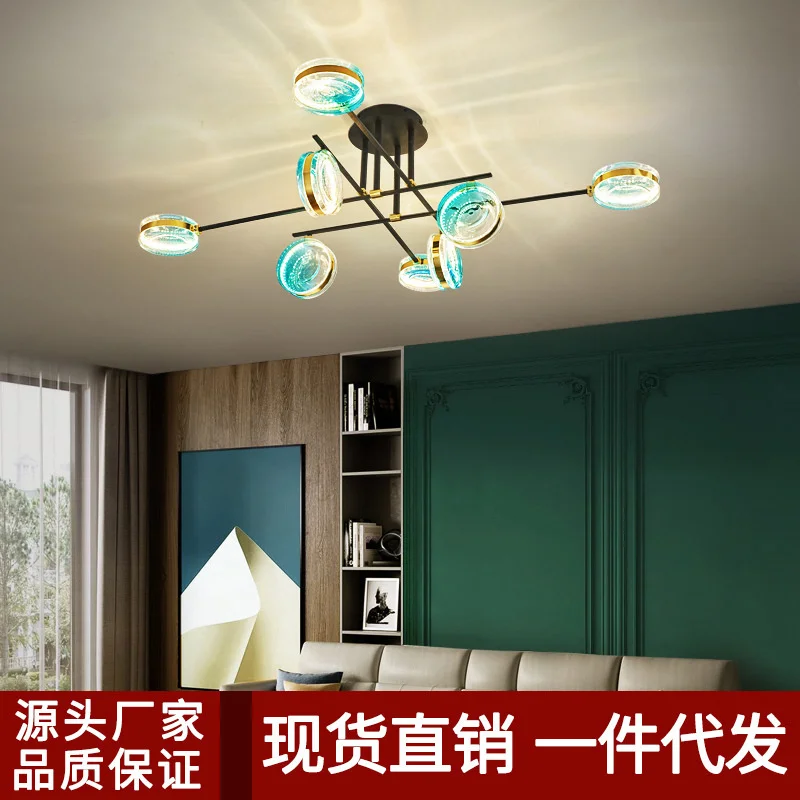 

vintage led glass ball scandinavian light ceiling ceiling decoration deco maison lustre suspension luxury designer