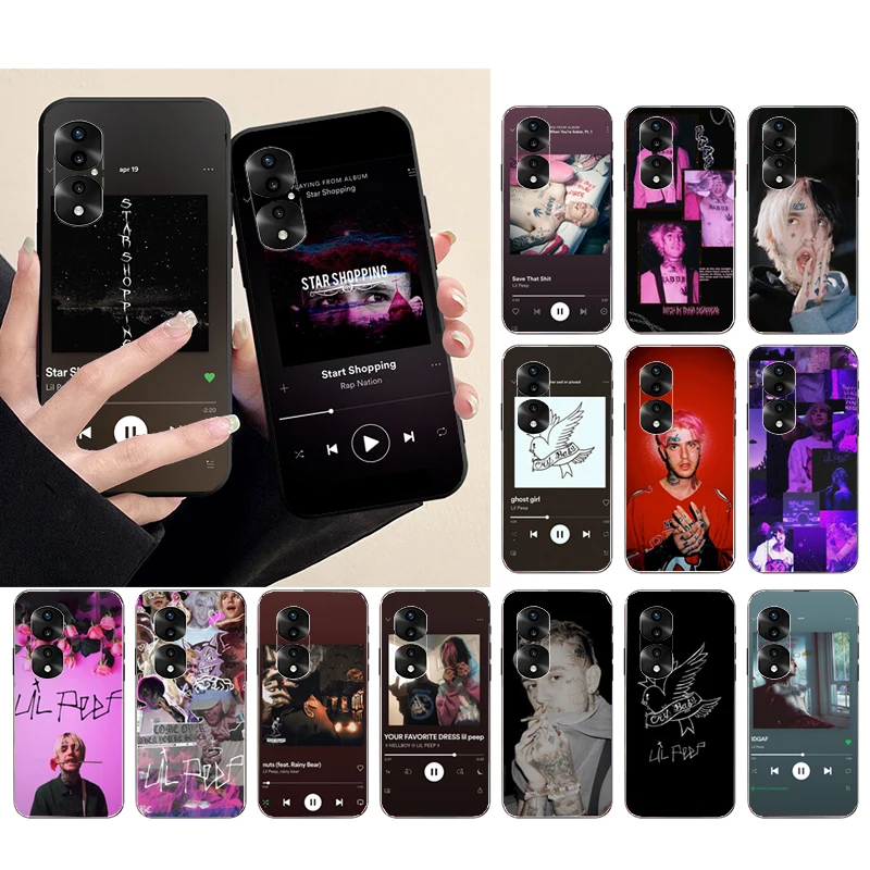 

Lil Peep Hellboy Album Phone Case for Huawei P50 Pro P30 P40 Lite P40Pro P20 lite Mate 50 20Pro 20lite Y6P Y5P Y9A Nova 70 Funda