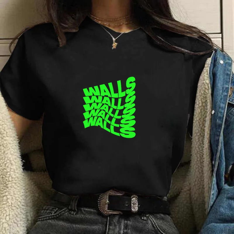 

Louis Tomlinson Walls Cotton Women Girls Casual Harajuku T-shirt O-neck Short Sleeve Streetwear Ladies Summer Female T-shirt