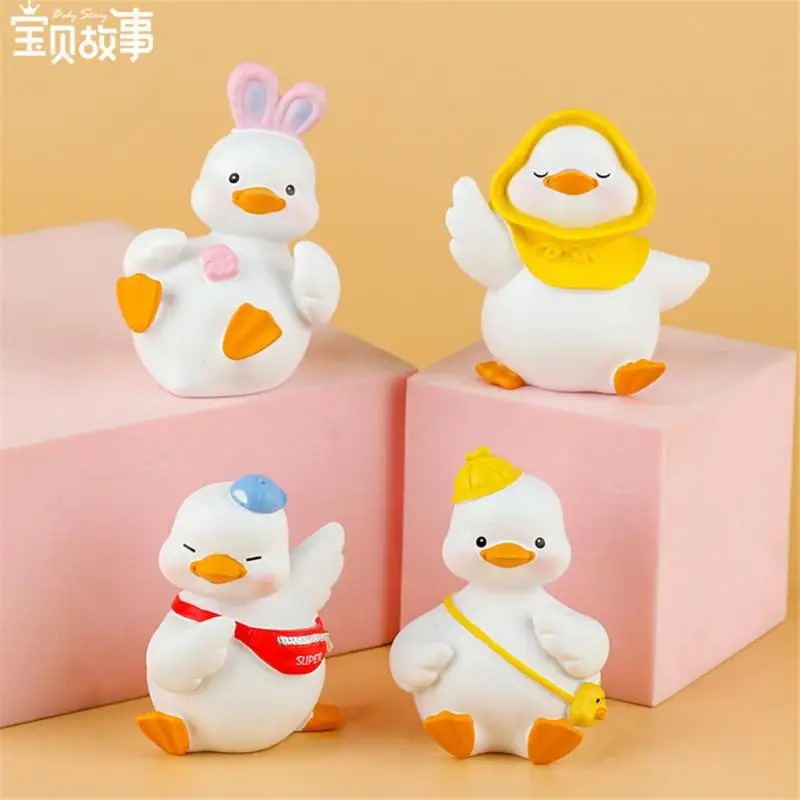 

Durable And Long Lasting Resin Yellow Duck Ornament Little Duck Unique Creativity Art Birthday Present Home Decor Hand-painted