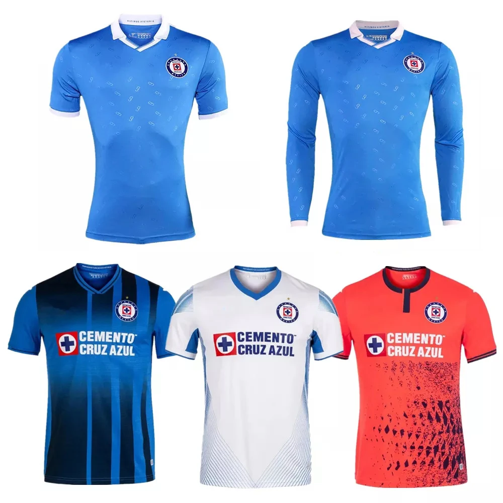 

2022 Liga MX Cruz Azul Soccer Jerseys RODRIGUEZ PINEDA ALVARADO ROMO 21 22 Camiseta de Futbol Champions football shirt