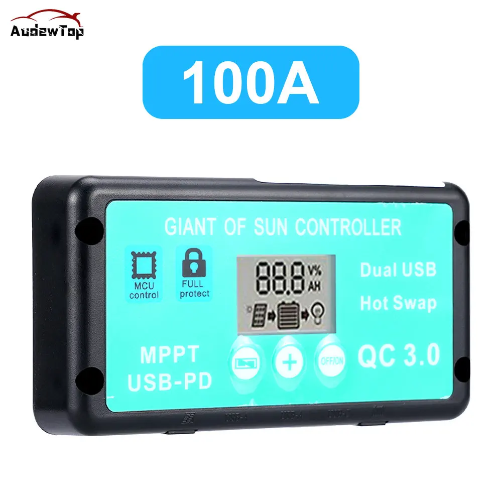 

Устройство управления солнечной панелью, 30 А, 60 А, 100 А