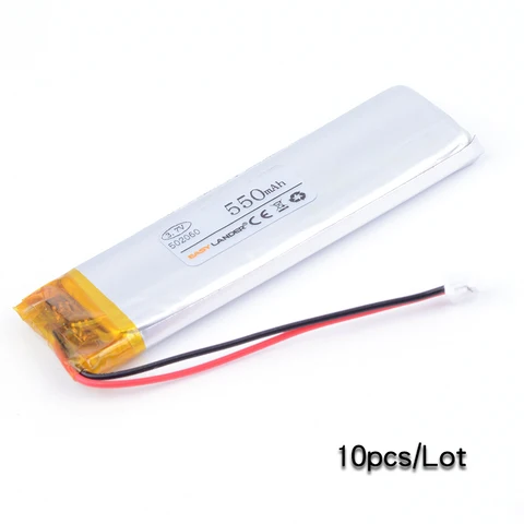 502060   3,7 В 550 мАч перезаряжаемая литий-ионная полимерная батарея 482059