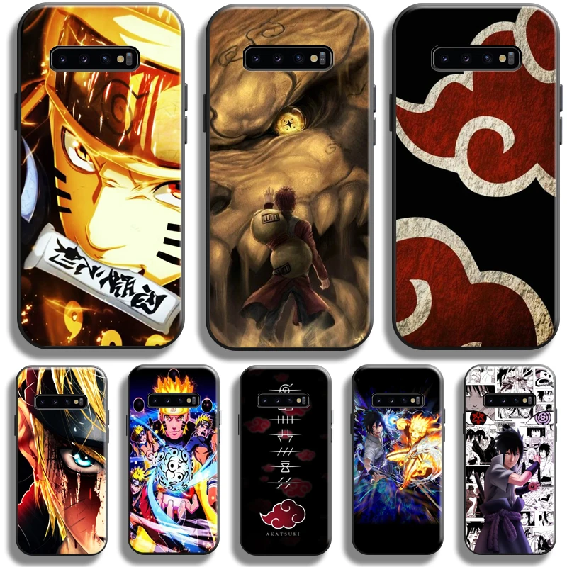 

Anime Naruto Uchiha Sasuke Case For Samsung Galaxy S10 Plus Lite S10E Phone Case For Samsung S10 5G Silicone Cover TPU Back