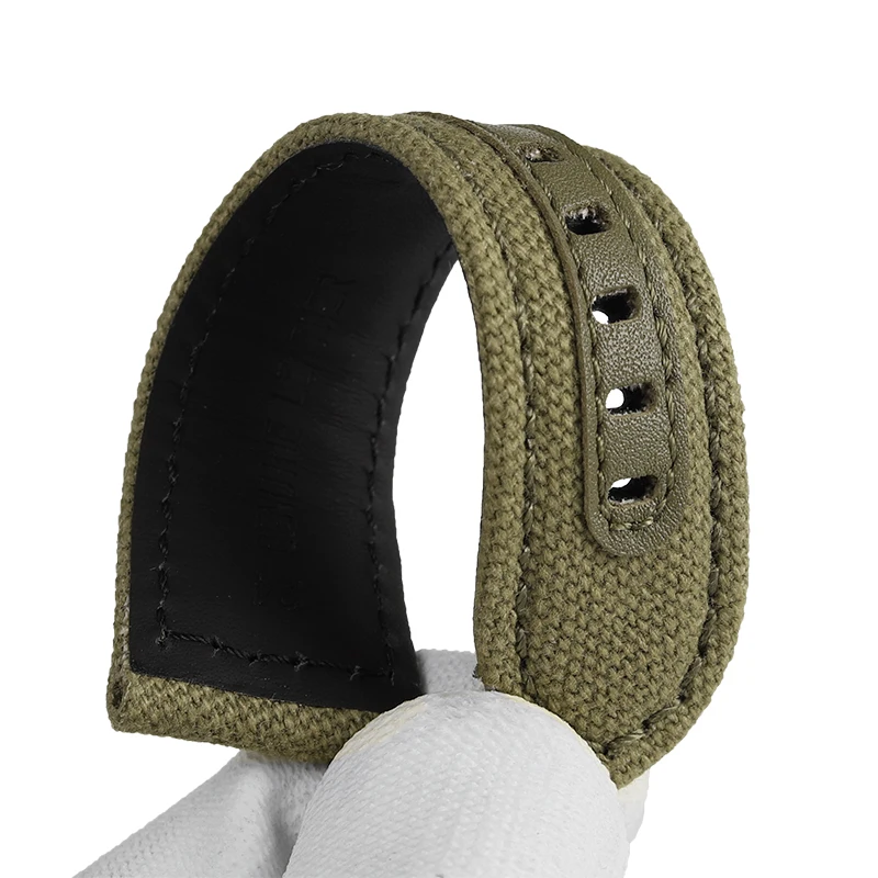 Ремешок PAM111 для мужских часов Panerai Мягкий Нейлоновый браслет из воловьей кожи 20