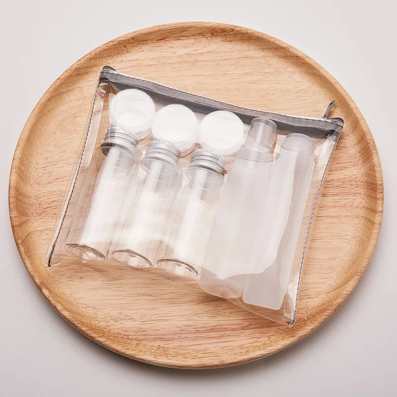 

8pcs/set Travel Bottles Set for Emulsion Bottling for Business Personal Travel Fun Outdoors Leak Proof Squeezable Travel Tubes