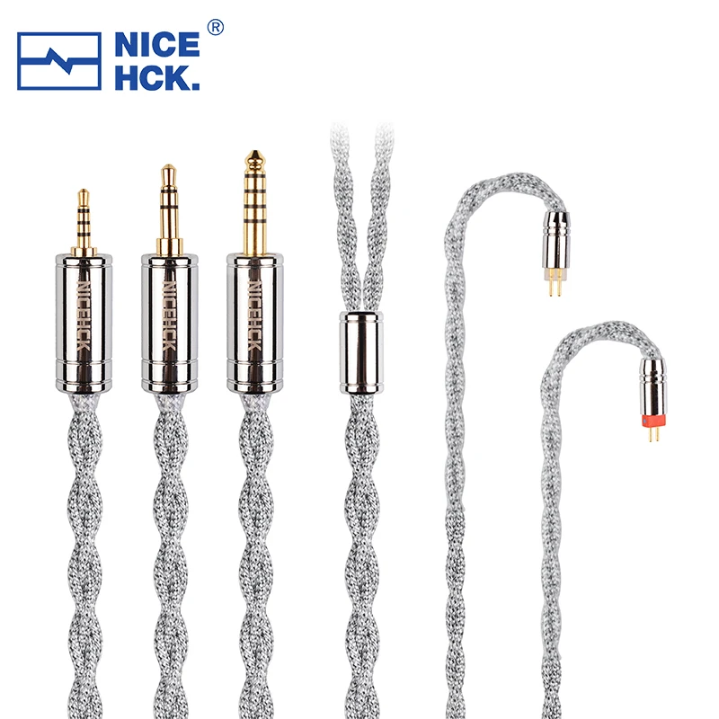 Медный Hi-Fi кабель NiceHCK StarDream 6N OCC для наушников, IEM провод MMCX/2Pin 3,5/2,5/4,4 мм для HOLA KATO Winter LAN Cadenza Aria A5000